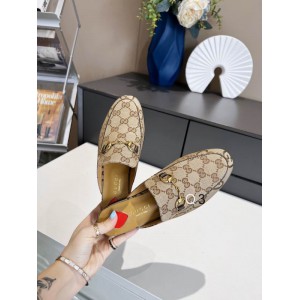 gucci half slippers canvas print 36-44 Shoes