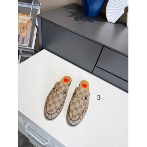 gucci half slippers canvas print 36-44 Shoes