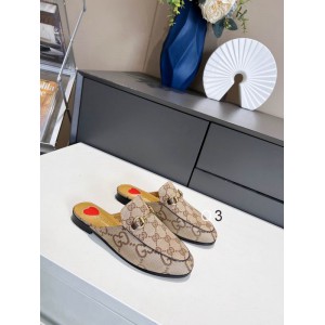 gucci half slippers canvas print 36-44 Shoes