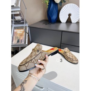gucci half slippers canvas print 36-44 Shoes