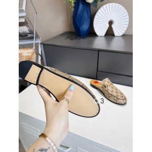 gucci half slippers canvas print 36-44 Shoes
