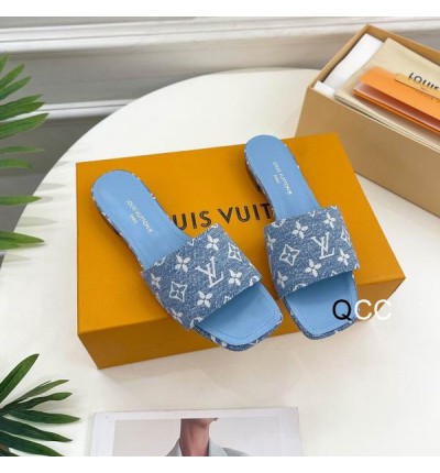 lv slippers denim 36-42