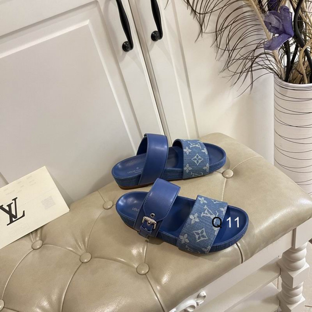 lv sandals 36-45 denim Shoes