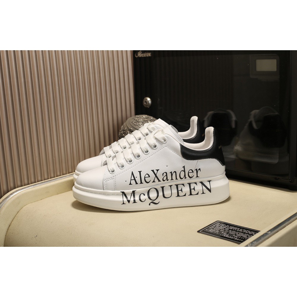 Alexander mcqueen black letters logo leather 36-46 Shoes