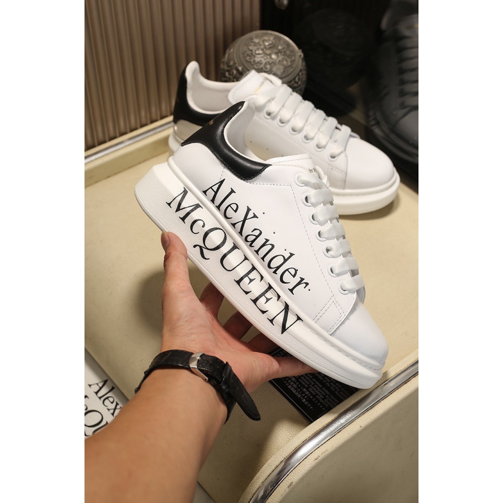 Alexander mcqueen black letters logo leather 36-46 Shoes