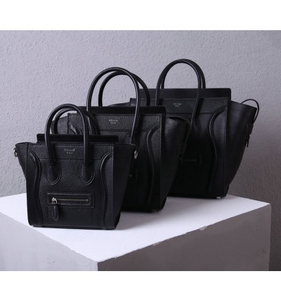 CELINE LUGGAGE BAG 30CM-26CM-20CM BLACK