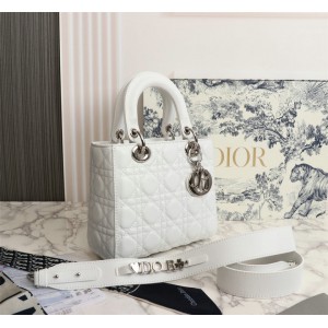 Dior lady small size 20x18x8cm lambskin leather Bags
