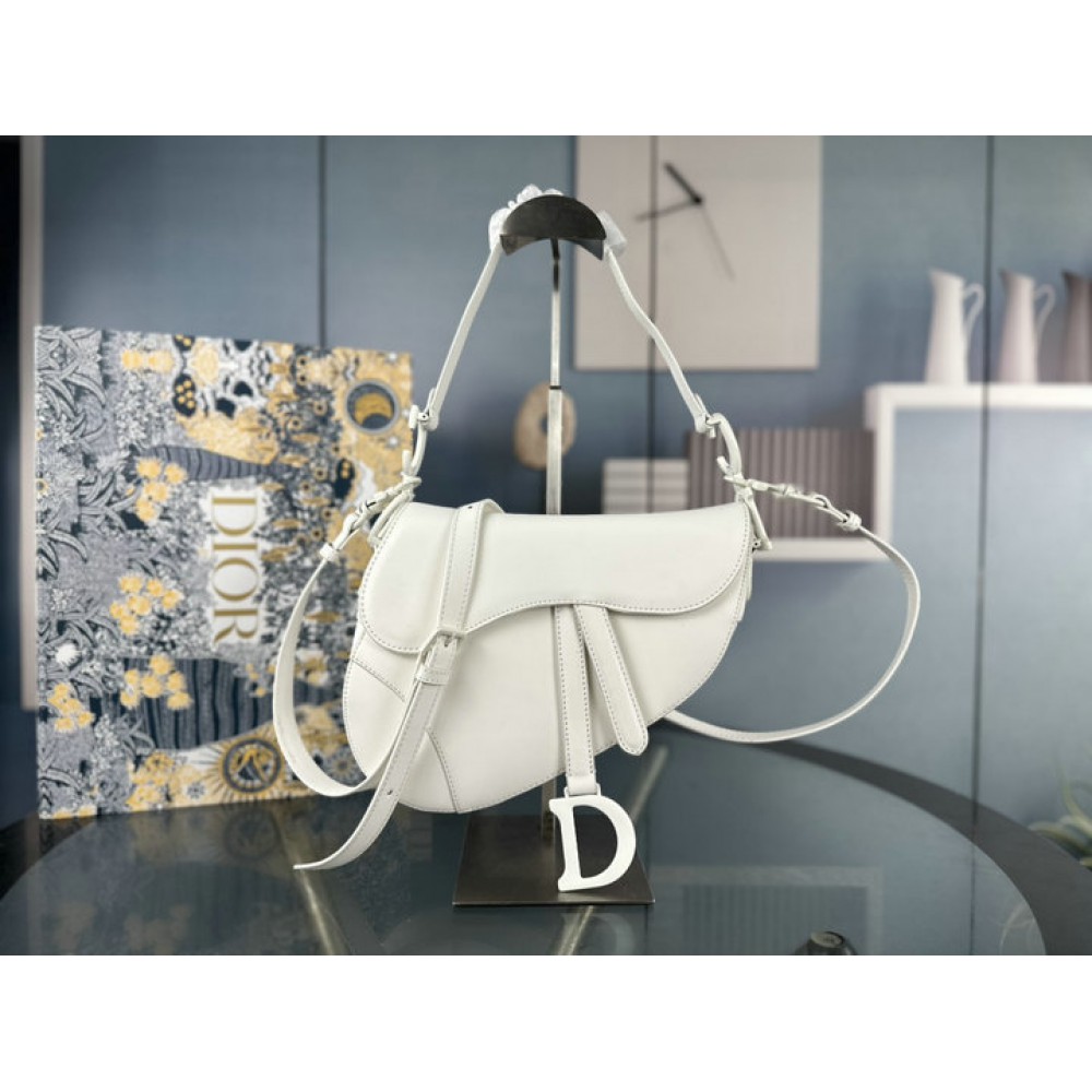 DIOR SADDLE 26CM ULTRAMATTE WHITE Bags