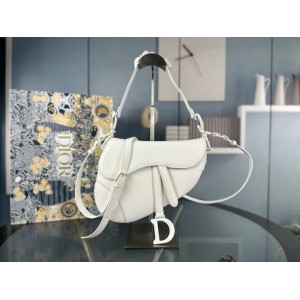 DIOR SADDLE 26CM ULTRAMATTE WHITE Bags