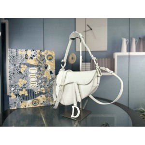 DIOR SADDLE 26CM ULTRAMATTE WHITE Bags