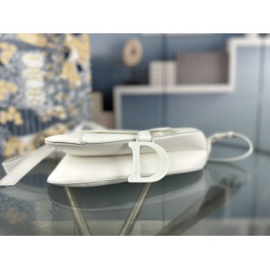 DIOR SADDLE 26CM ULTRAMATTE WHITE Bags