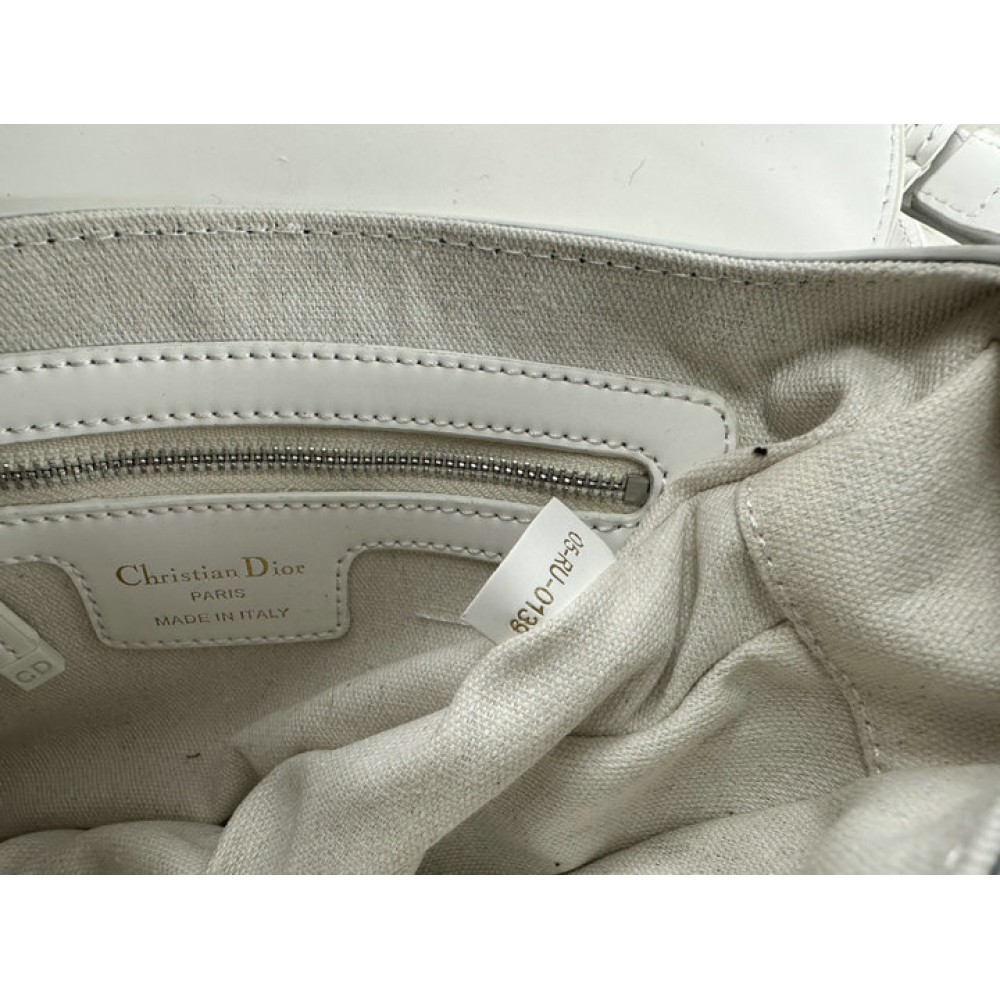 DIOR SADDLE 26CM ULTRAMATTE WHITE Bags