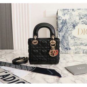 DIOR LADY 17CM HEARTS Bags