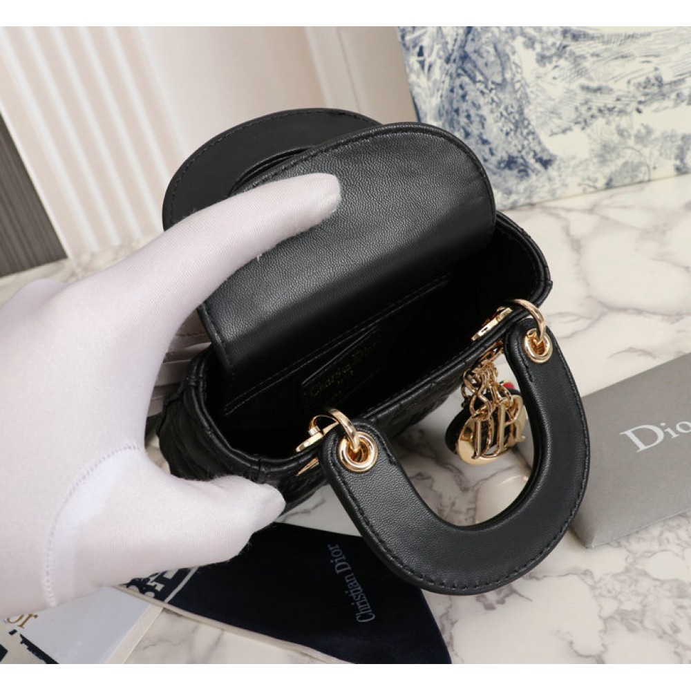 DIOR LADY 17CM HEARTS Bags