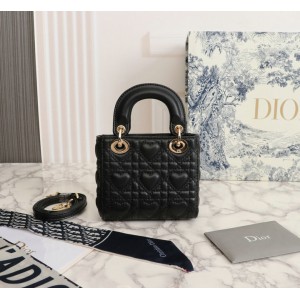 DIOR LADY 17CM HEARTS Bags