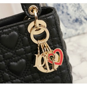 DIOR LADY 17CM HEARTS Bags