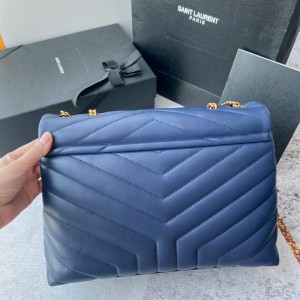 ysl loulou 32cm blue marine Bags