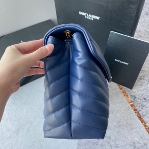 ysl loulou 32cm blue marine Bags