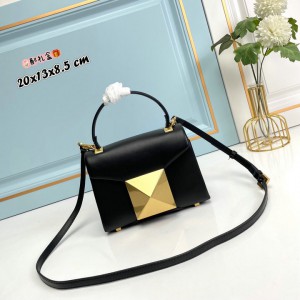 valentino 20x13cm black gold-total black available Bags