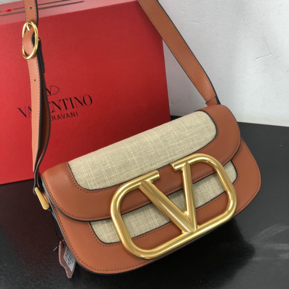 valentino supervee 27x17cm/19x10cm denim Bags