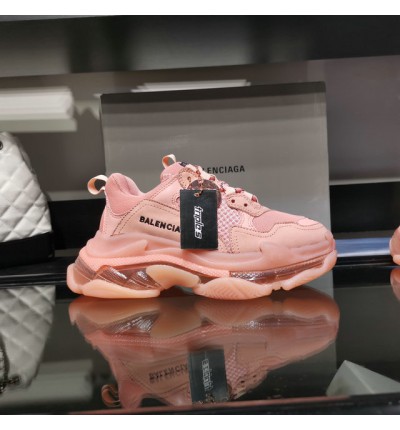 balenciaga sneakers triple s clear sole 36-46 light pink