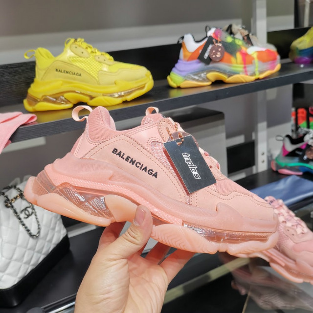 balenciaga sneakers triple s clear sole 36-46 light pink Shoes