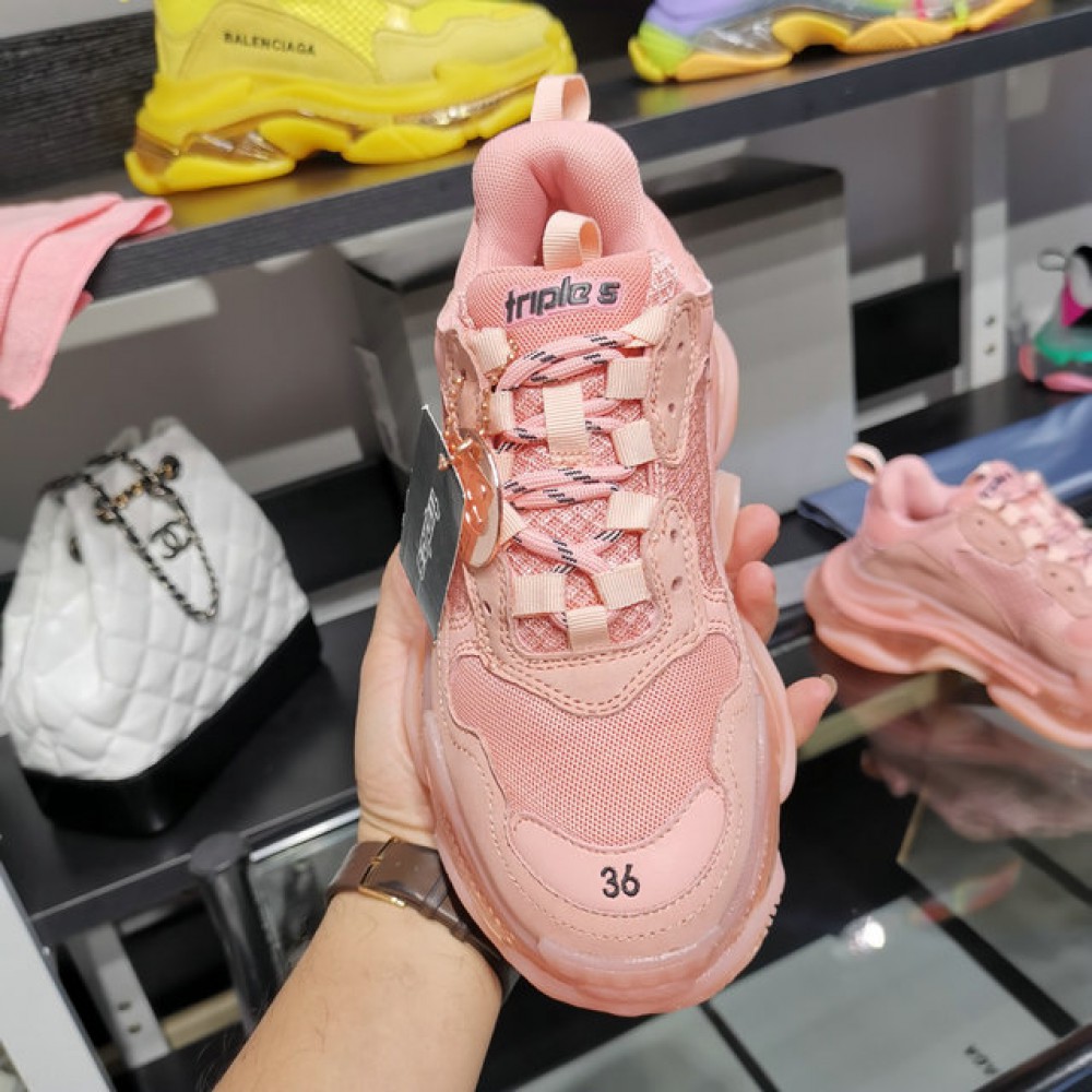 balenciaga sneakers triple s clear sole 36-46 light pink Shoes