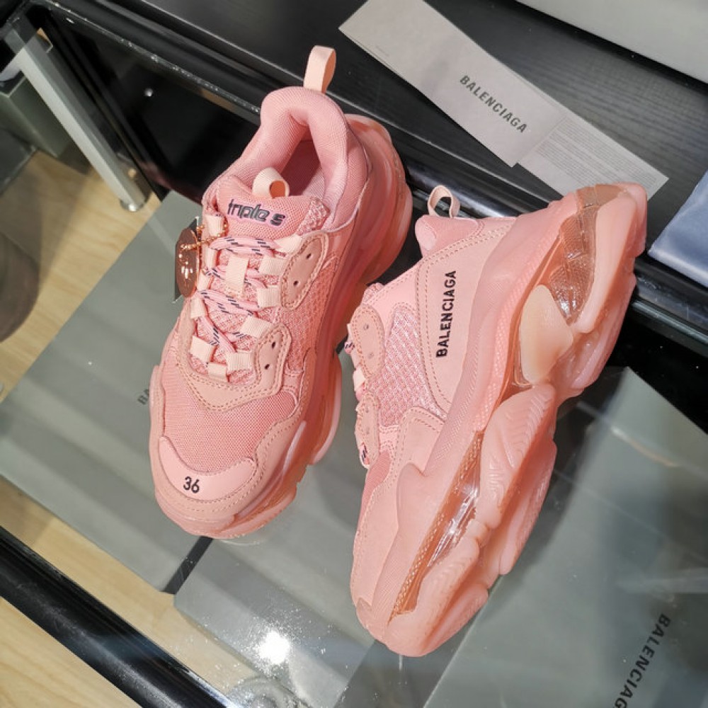 balenciaga sneakers triple s clear sole 36-46 light pink Shoes