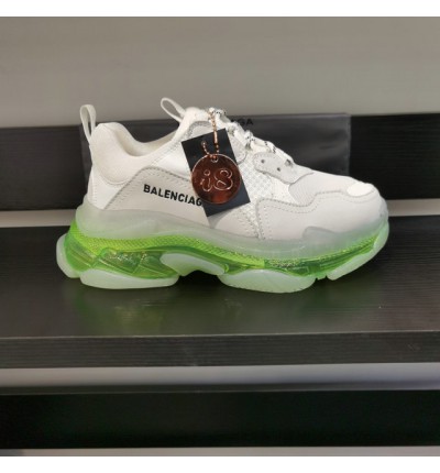 balenciaga sneakers triple s clear sole 36-46 white lime