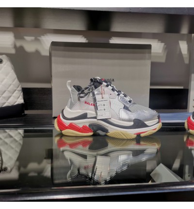 balenciaga sneakers triple s 36-46 silver