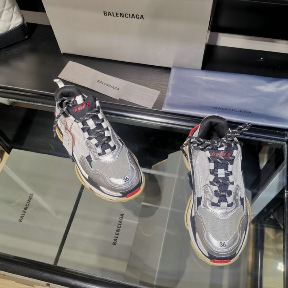 balenciaga sneakers triple s 36-46 silver Shoes