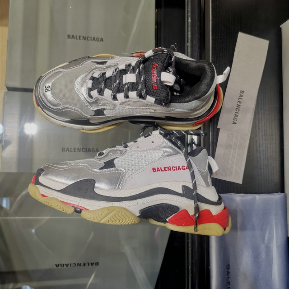 balenciaga sneakers triple s 36-46 silver Shoes