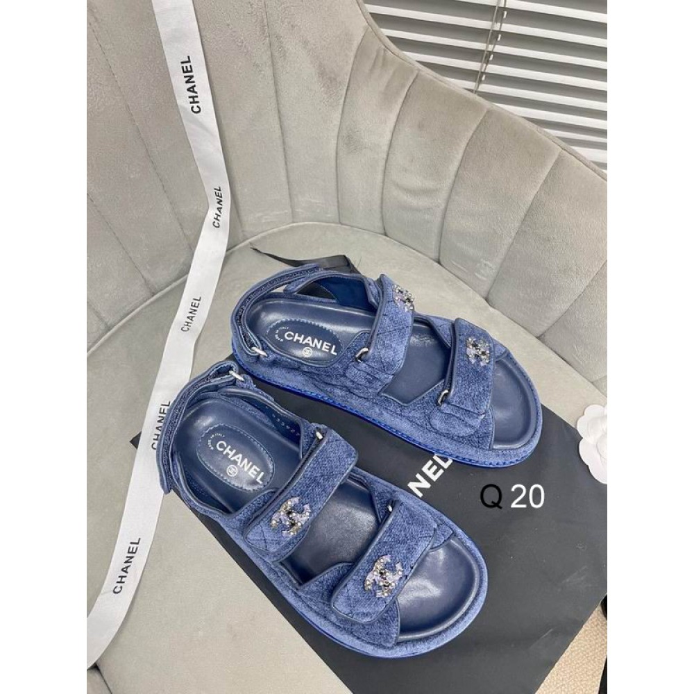 chanel sandals 36-42 denim Shoes