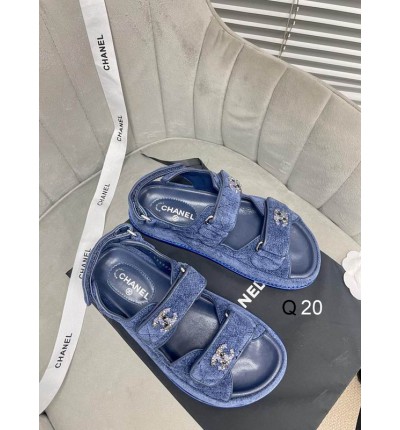 chanel sandals 36-42 denim