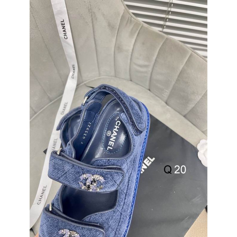 chanel sandals 36-42 denim Shoes