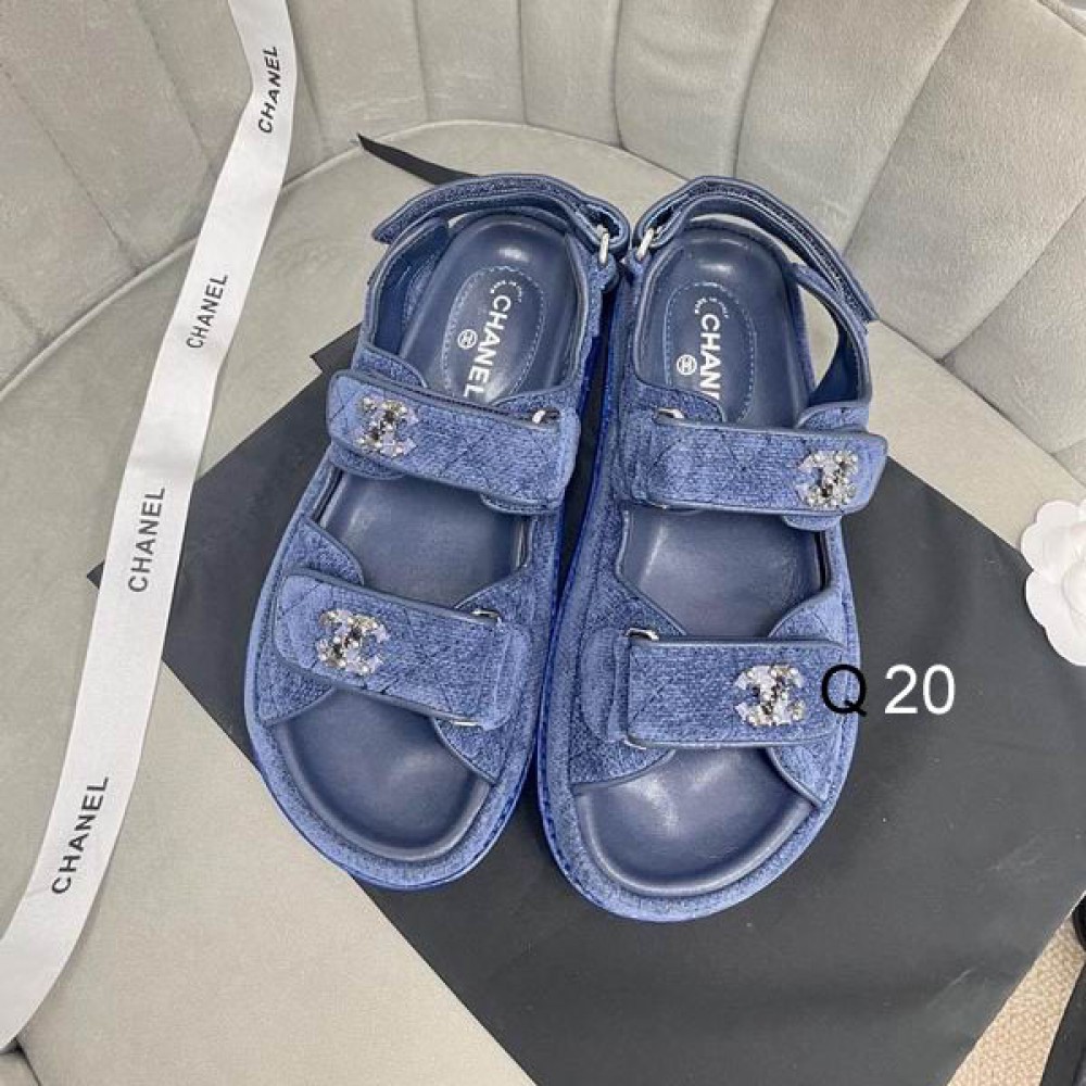 chanel sandals 36-42 denim Shoes