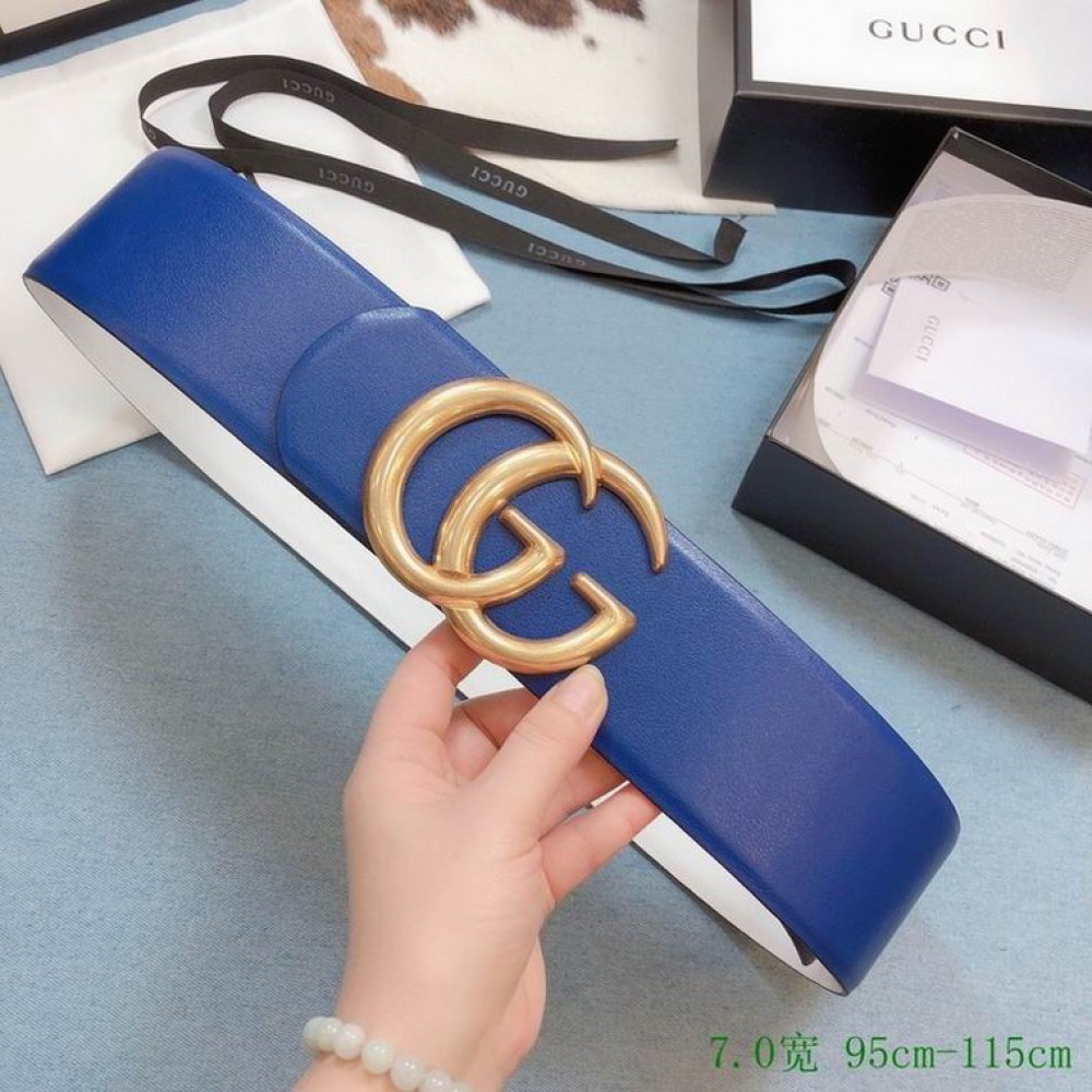 gucci belt 7cm double side 80-125cm Accesories