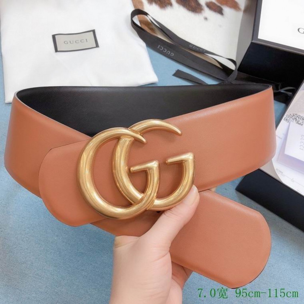 gucci belt 7cm double side 80-125cm Accesories