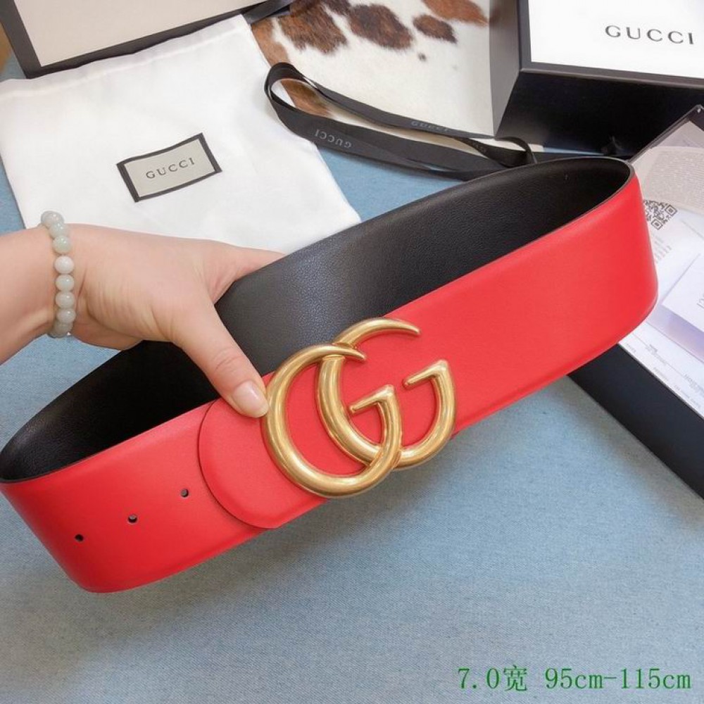 gucci belt 7cm double side 80-125cm Accesories