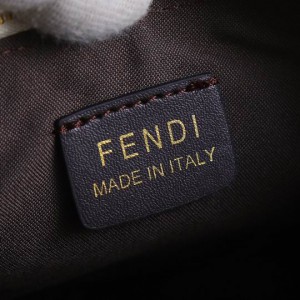 fendi graphy 29x24x10cm white leather Bags