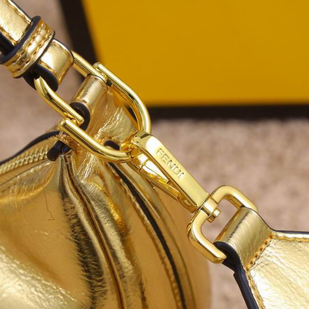 fendi graphy 29x24x10cm gold leather Bags
