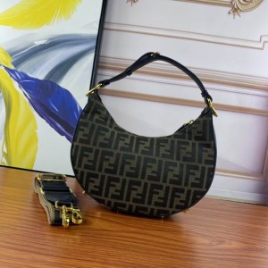 fendi graphy 29x24x10cm canvas leather Bags