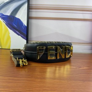 fendi graphy 29x24x10cm canvas leather Bags