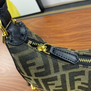 fendi graphy 29x24x10cm canvas leather Bags