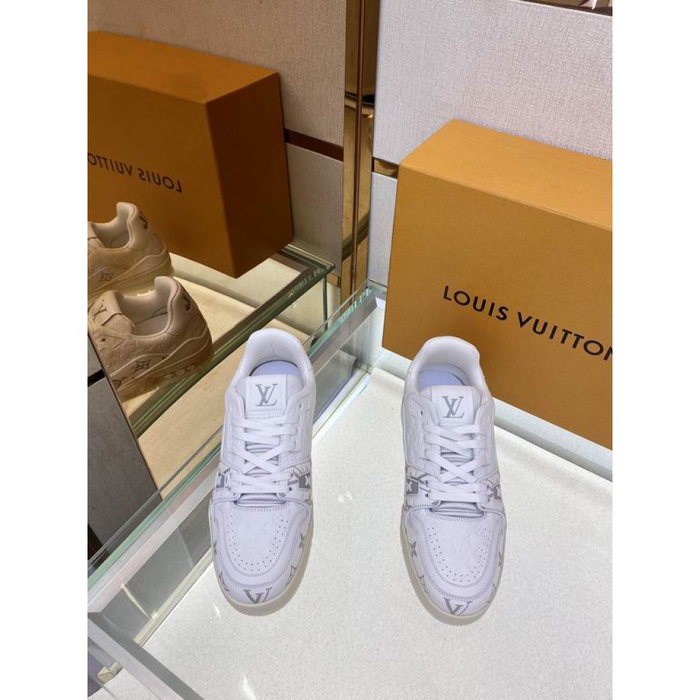 lv sneaker 38-46 white grey Shoes