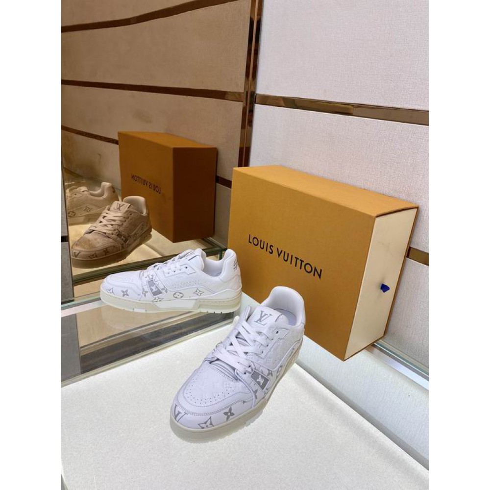 lv sneaker 38-46 white grey Shoes