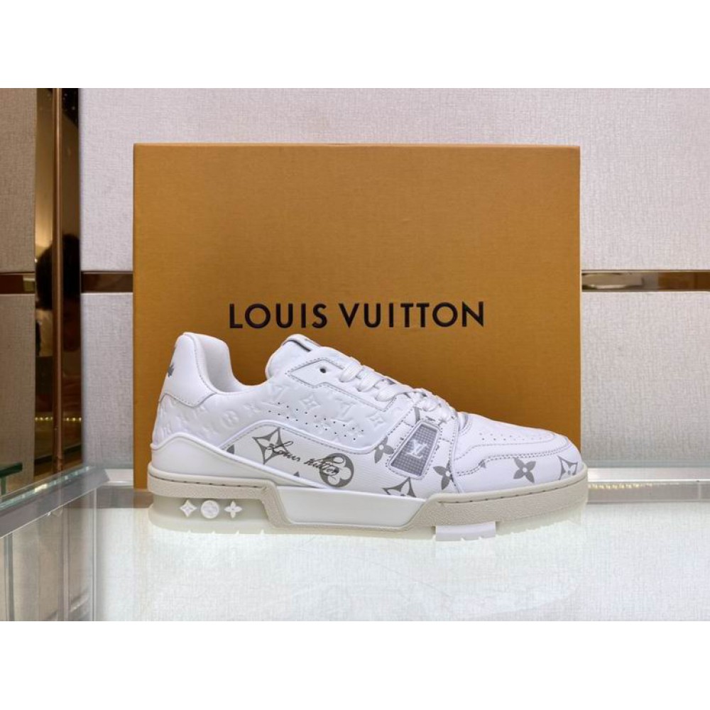 lv sneaker 38-46 white grey Shoes