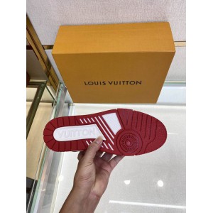 lv sneakers 38-46 red white Shoes