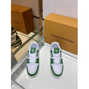 lv sneaker 38-46 white green Shoes