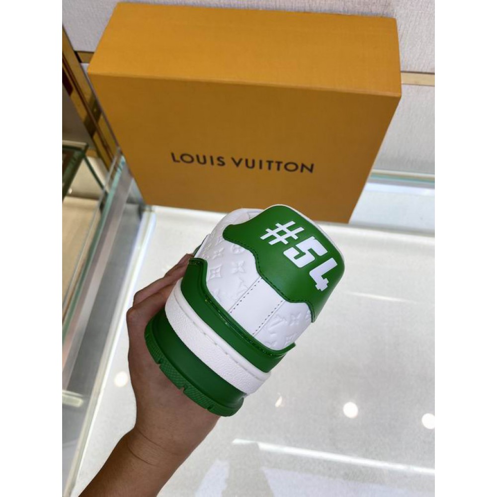 lv sneaker 38-46 white green Shoes